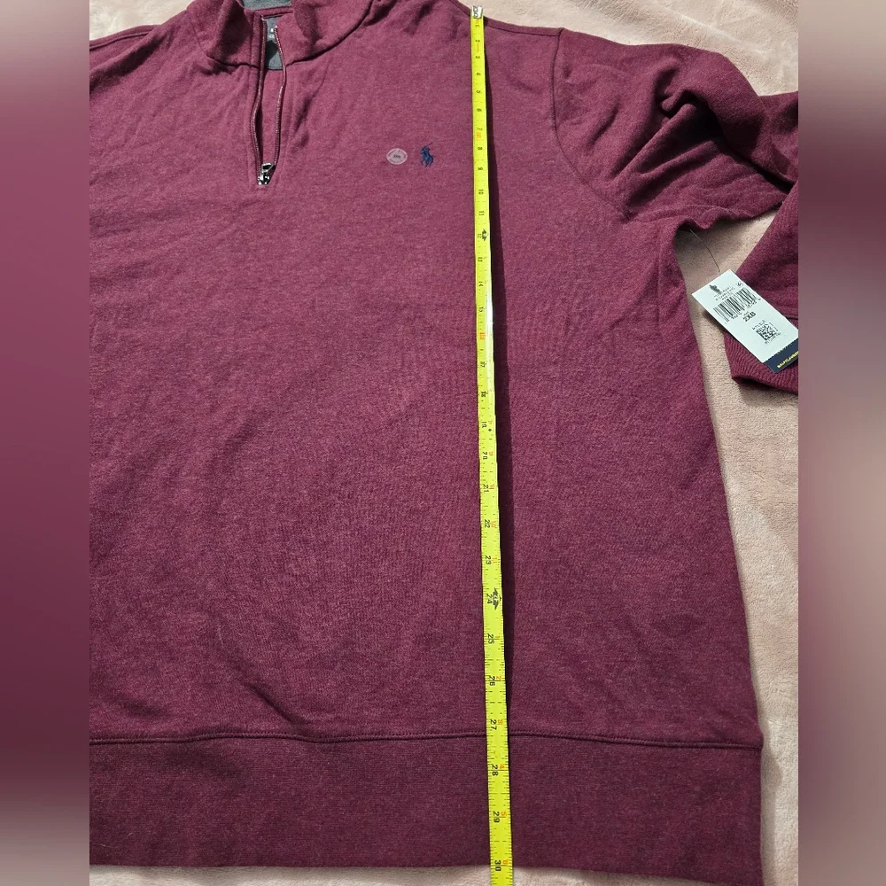 NWT Polo Ralph Lauren Luxury Jersey B&T Quarter Zip Pull Over - Size 2XB